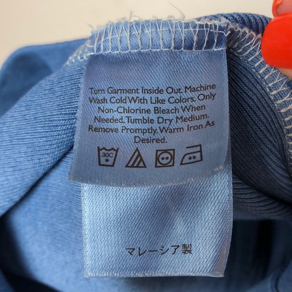 Eddie Bauer 100% cotton indigo hand dyed dress - Picture 4 of 7